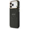 Etui Guess Peony Hot Stamp MagSafe do    iPhone 17 Pro Max czarny