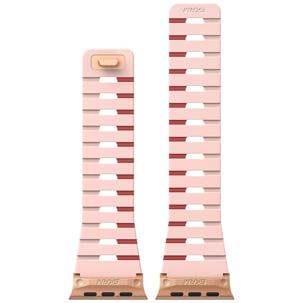 Pasek Skinarma Gemini do Apple Watch     42/41/40 mm różowy