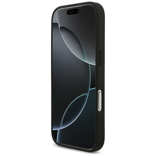 Etui Guess Grained Big 4G & Classic Logo do iPhone 17 Pro czarny