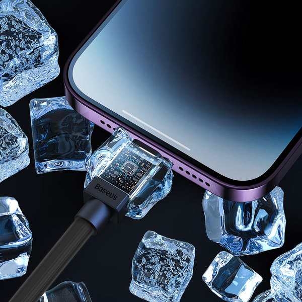 Baseus kabel CoolPlay USB - Lightning 2m 2,4A czarny