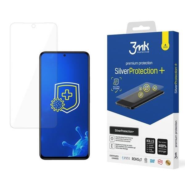 3MK SILVER PROTECT+ XIAOMI REDMI NOTE 11S 4G ANTYMICROBE FOIL MOUNTED WET
