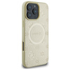 Guess GUHMP16XPSAPSMED iPhone 16 Pro Max6.9" złoty/gold hardcase Saffiano Peony Classic Logo MagSafe