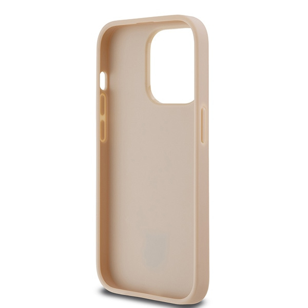DKNY DKHCP14LPCPTSSP iPhone 14 Pro6.1" różowy/pink hardcase Leather Checkered Mono Pattern & Printed Stripes