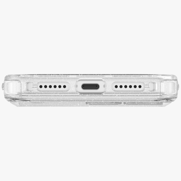 Etui UNIQ LifePro Xtreme do iPhone 17    Pro Max Magclick Charging przezroczysty/brokat