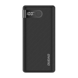 DUDAO POWERBANK K9 PRO 20000 MAH 2X USB-USB TYP-C-MICRO USB EKRAN LED CZARNY