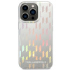 KARL LAGERFELD KLHCP14XLGMMSV3 IPHONE 14 PRO MAX 6,7" HARDCASE SREBRNY/SILVER MONOGRAM IRIDESCENT