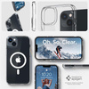 Etui Spigen Ultra Hybrid Mag z MagSafe na iPhone 14 - przezroczysto-białe