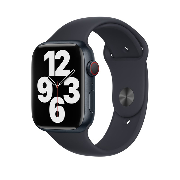 APPLE STRAP MKUQ3ZM/A/ SILIKONOWY PASEK SPORTOWY DO APPLE WATCH 45MM/44MM S/M M/L MIDNIGHT BEZ OPAKOWANIA