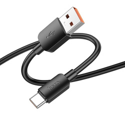 Kabel USB A do USB C Hoco PD 6A 100W 1 m X96 czarny