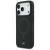 Etui Mercedes Plain Smooth Leather       MagSafe do iPhone 17 Pro czarny