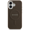 Etui Guess Classic Logo MagSafe do       iPhone 17 brązowy