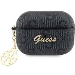 Guess GUAP2G4GSMK AirPods Pro 2(2022/2023) cover czarny/black 4G Charm Collection