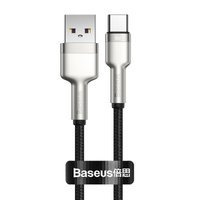 Baseus kabel Cafule Metal USB - USB-C 0,25m czarny 66W