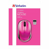 Verbatim Mysz bezprzewodowa Go Nano1600 dpi różowy/hot pink 49043