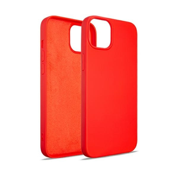 Beline Etui Silicone iPhone 14 Plus 6.7" czerwony/red