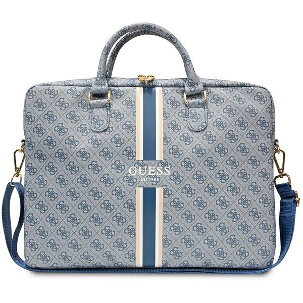 Guess Torba GUCB15P4RPSB 16" niebieski/blue 4G Printed Stripes