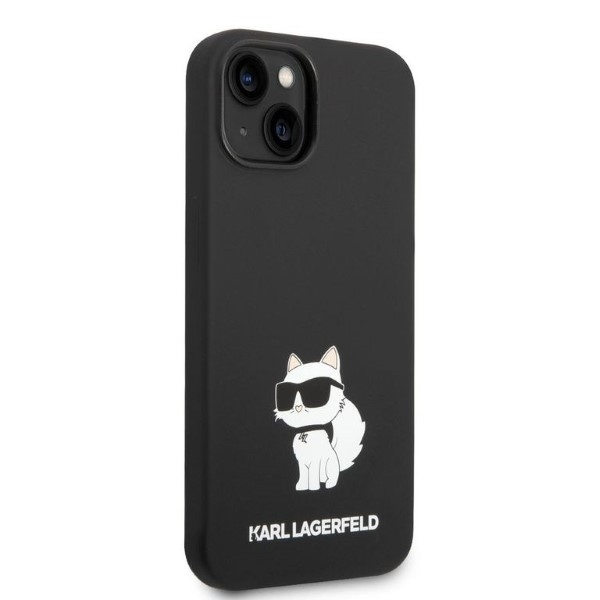 Karl Lagerfeld Silicone Choupette case for iPhone 14 Plus - black