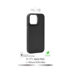 PURO ICON MAG PRO Etui z MagSafe iPhone 15 Pro Max Czarne