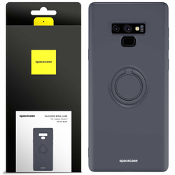 Spacecase Etui Silicone Ring Galaxy Note 9 black