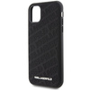 Etui Karl Lagerfeld Quilted K Pattern na iPhone 11 / Xr - czarne