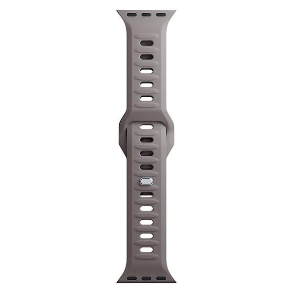 3MK Silicone Watch Strap brązowy/taupe dla Apple Watch 42/44/45/49mm