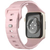 UNIQ pasek Stride Apple Watch Series1/2/3/4/5/6/7/8/9/SE/SE2 38/40/41mm FKM Rubber Strap różowy/pale pink
