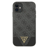 Guess GUHCN61PU4GHBK iPhone 11 6,1" / Xrszary/grey hardcase 4G Triangle Collection