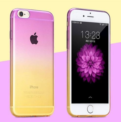 CASE GLITTER VIOLET-YELLOW HUAWEI P9 LITE