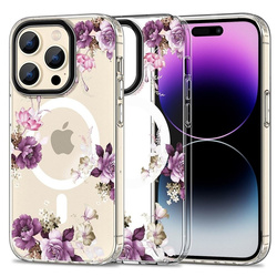 TECH-PROTECT MAGMOOD MAGSAFE IPHONE 15 PRO SPRING FLORAL