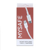 MYSAFE CABLE CL18W TYPE-C FOR LIGHTNING WHITE