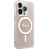 Guess GUHMP15LH4STP iPhone 15 Pro 6.1"rózowy/pink hardcase IML 4G MagSafe