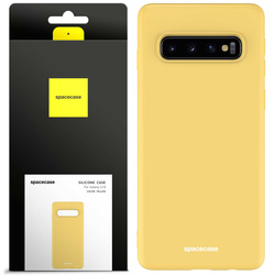 Spacecase Etui Silicone Case Galaxy S10 yellow