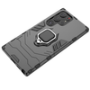 Ring Armor etui do Samsung Galaxy S23 Ultra pancerny pokrowiec uchwyt magnetyczny ring czarne