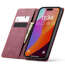 Spacecase Etui Wallet iPhone 15 Pro max red