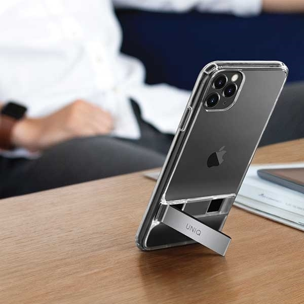 Etui Uniq Cabrio na iPhone 11 Pro - szare