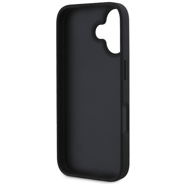 Etui Guess Grained Big 4G Logo Small     Classic Logo do iPhone 16 czarny