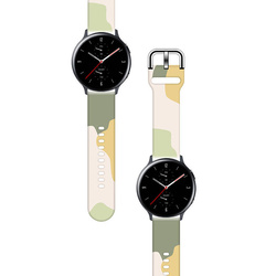 STRAP SILIKONOWA OPASKA PASEK DO SAMSUNG GALAXY WATCH 42MM MORO 14