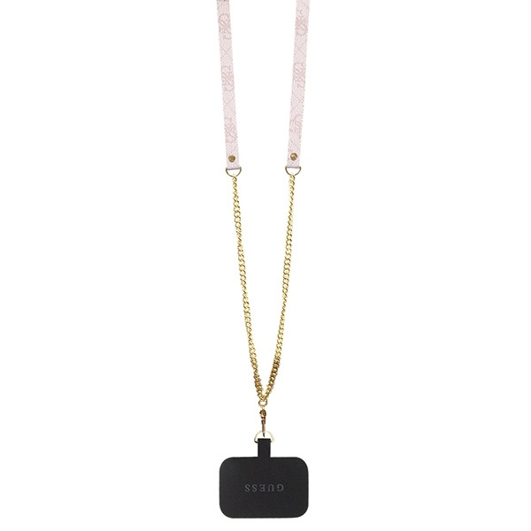 Guess GUHCP13LP4TDSCPP iPhone 13 Pro /13 6.1" różowy/pink hardcase Crossbody 4G Metal Logo