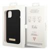 GUESS GUHMP14MSBPLK IPHONE 14 PLUS / 15 PLUS 6.7 "BLACK / BLACK HARD CASE SILICONE PLATE MAGSAFE LOGO