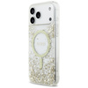 Etui Guess Resin Bottom Glitter MagSafe  do iPhone 17 Pro Max złoty