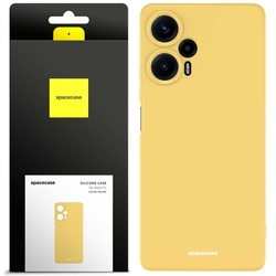 Spacecase Etui Silicone Case Poco F5 yellow