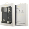 Etui Guess 4G Strass Logo & Big Strap    Metal Buttons MagSafe do iPhone 17 Pro czarny