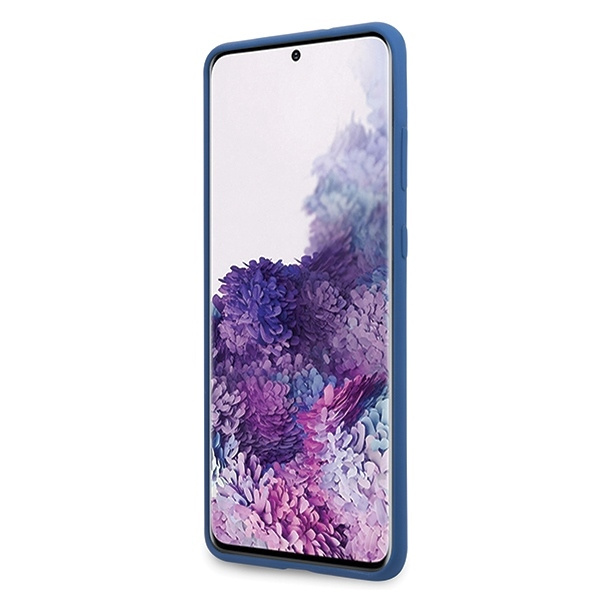 Etui U.S. Polo Assn. Silicone Collection na Samsung Galaxy S20+ - granatowe