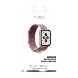 PURO Nylon Band for Apple Watch 42/44/45 (Pink)