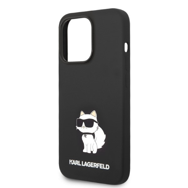 KARL LAGERFELD KLHCP14XSNCHBCK IPHONE 14 PRO MAX 6.7 "HARDCASE BLACK/BLACK SILICONE CHOUPETTE