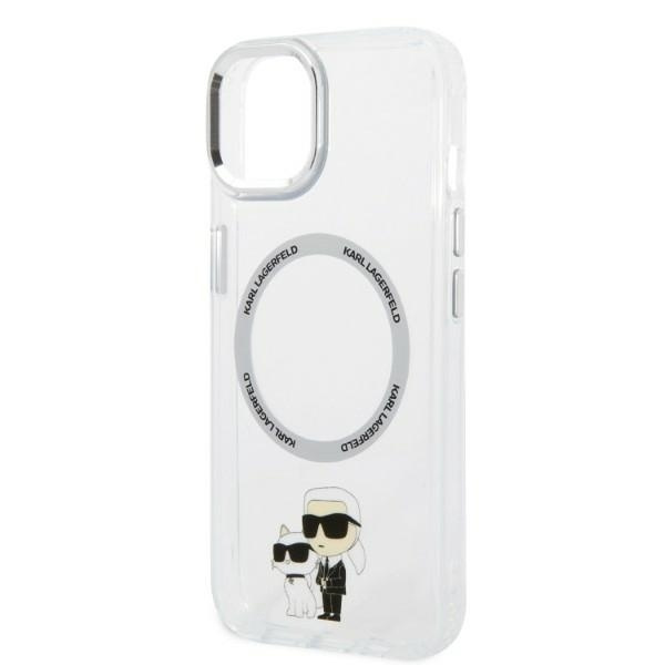 Karl Lagerfeld KLHMP14MHNKCIT iPhone 14 Plus 6.7" hardcase transparent Iconic Karl&amp;Choupette Magsafe