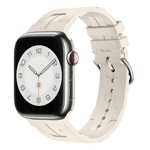 Beline pasek Apple Watch Silicone Ultra 42/44/45/49mm beżowy/starlight box