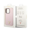Guess GUHCP14LSLTGU iPhone 14 Pro 6,1" fioletowy/purple hardcase Silicone Triangle