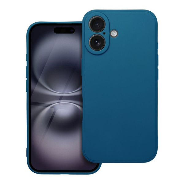 Futerał MATT do IPHONE 16 niebieski