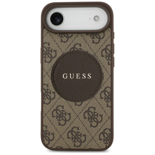 Etui Guess 4G Circle Classic Logo        MagSafe do iPhone Air brązowy